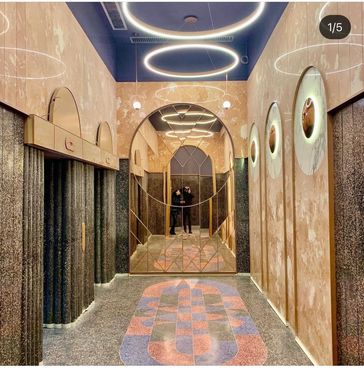 Clinic entrance background
